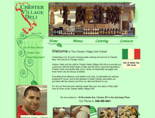 Tablet Screenshot of chestervillagedeli.com